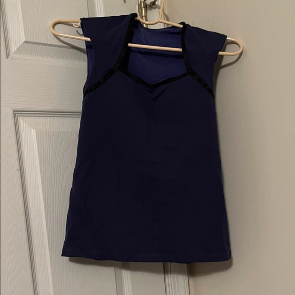 lululemon athletica Navy Blue Sleeveless Top